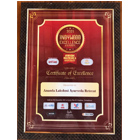 Excellence award for Ayurvedic health care & hospitality